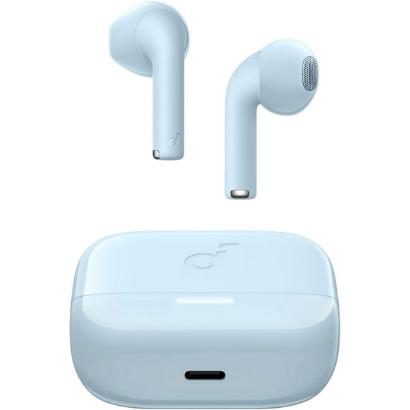 Soundcore K20i Semi-in-Ear Earbuds by Anker, 36H Playtime, Fast Charge, ENC 2-Mic Calls, Clear Sound, IPX5, Bluetooth 5.3, App Control