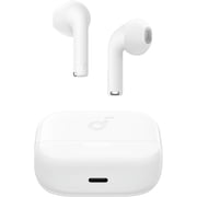 Soundcore K20i by Anker, Semi-in-Ear Earbuds, Bluetooth Wireless, White, New