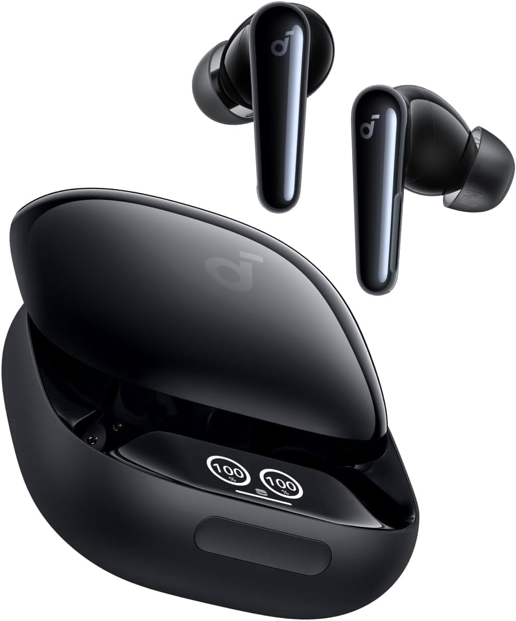soundcore Liberty 4 Pro ブラック Soundcore, Noise Cancelling Wireless Earbuds, Black, 7 Sensors