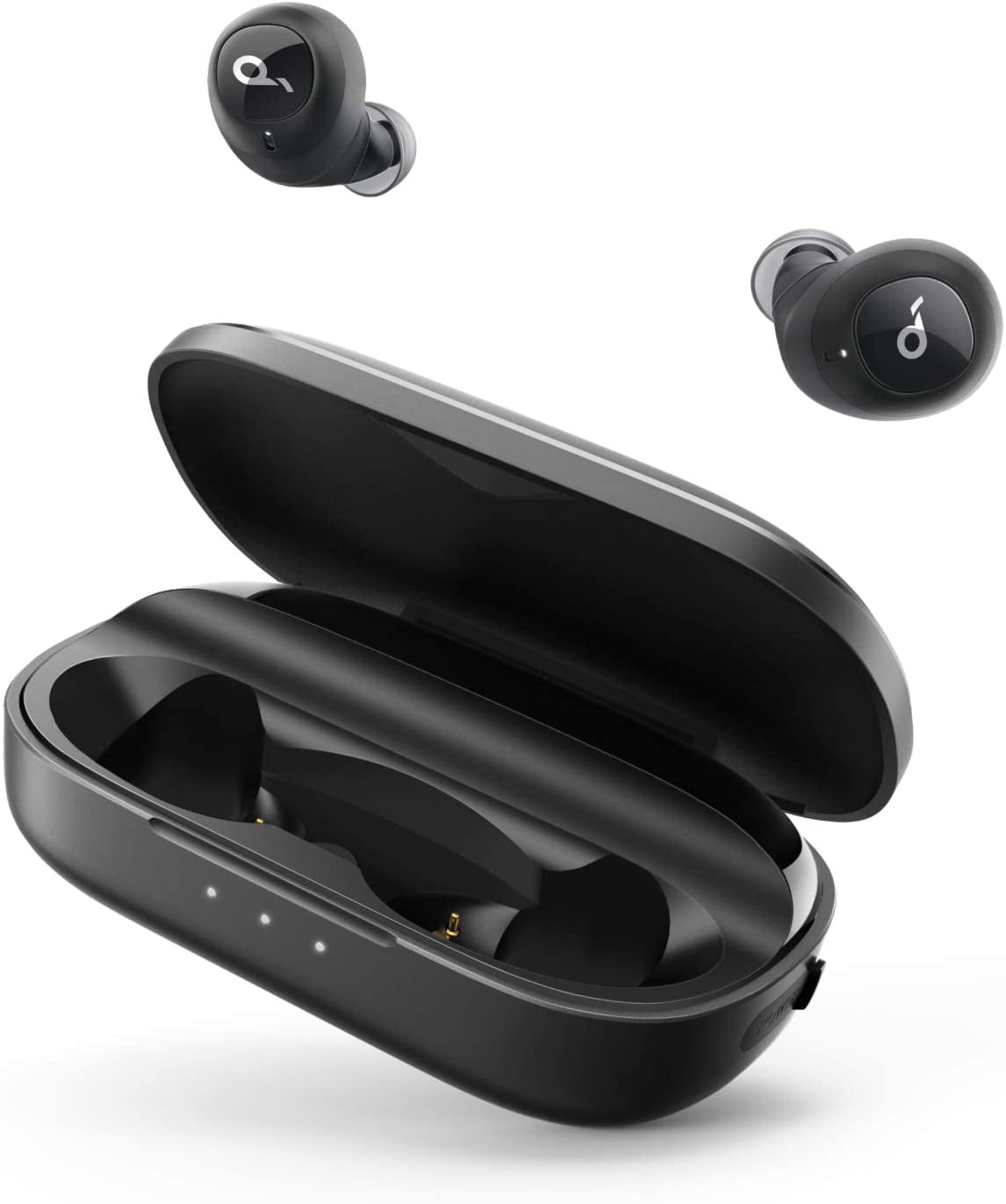 Soundcore Liberty True Wireless Earbuds, 100 Hour Playtime, Graphene Sound,  Fast Charging, Secure Fit, Bluetooth 5, Easy Pairing, Sweatproof True  Wireless Earbuds with Smart AI, Stereo Handsfree Calls 