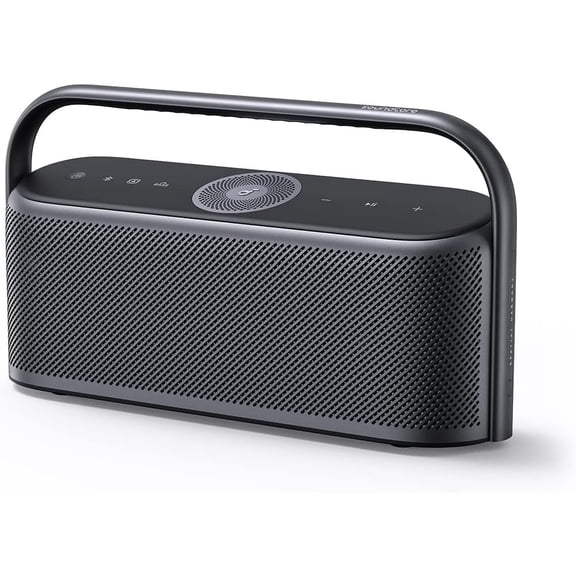 Soundcore Motion X600 By Anker Portable Bluetooth Speaker, Hi-Res Spatial Audio with Wireless 50W Sound, IPX7 Waterproof, Pro EQ, AUX-in, Portable Speaker for Home, Office, Backyard and Bathroom Use