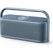 Soundcore Motion X600 Portable Bluetooth Speaker with Spatial Audio, 50W Sound, IPX7 Waterproof, Pro EQ, AUX-in, for Home, Office, Backyard and Bathroom Use Blue