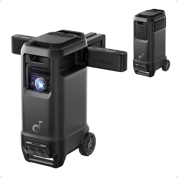 Soundcore Nebula X1 Pro 4K Outdoor Projector, Triple Laser, 3500 ANSI Lumens, Spatial Sound, 56000:1 Contrast, Optical Zoom