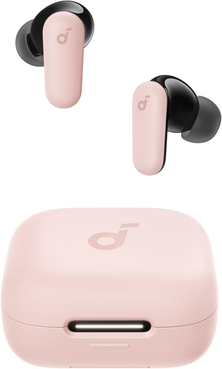 Soundcore P30i by Anker Noise Cancelling Earbuds Strong and Smart Noise Cancelling Powerful Bass 45H Playtime 2 in 1 Case and Phone Stand IP54 Wireless Earbuds Bluetooth 5.4 Walmart