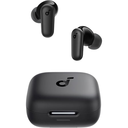 Soundcore P30i Noise Cancelling Earbuds, Smart ANC, Powerful Bass, 45H Playtime, 2-in-1 Case Phone Stand, IP54, Bluetooth 5.4