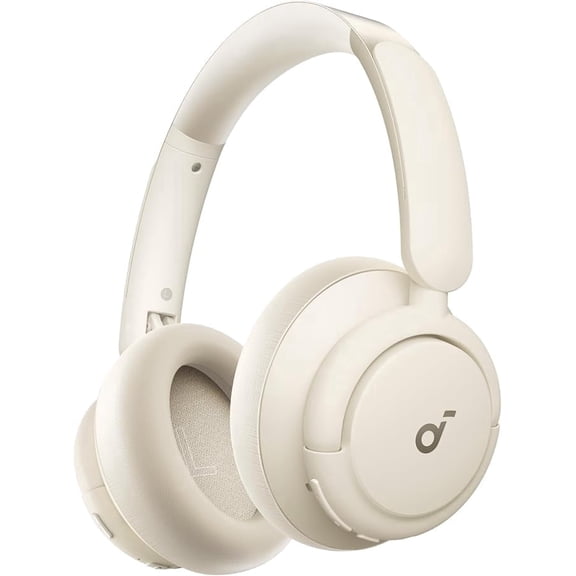 Soundcore Q30 Hybrid Active Noise Cancelling Over-Ear Headphones, Hi-Res Audio, 50H Playtime, Custom EQ, Bluetooth 5.0, Multipoint Connection