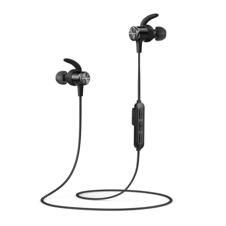 Soundcore Spirit Sports Earbuds by Anker Bluetooth 5.0 Headphones 8H Battery IPX7 Waterproof SweatGuard Comfortable Wireless Headphones Secure
