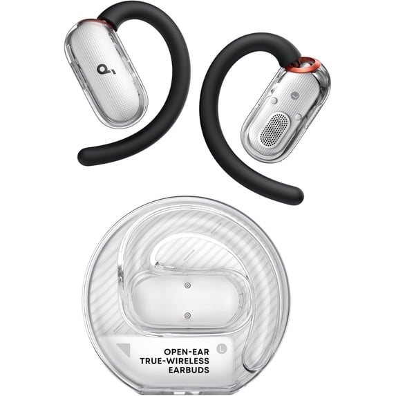 Soundcore V40i Open-Ear Headphones, 4-Size Adjustable Fit, AI Clear Calls, 21H Playtime, Richer Bass, IP55, Bluetooth 5.4