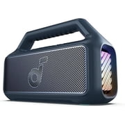 Soundcore Boom 2 By Anker, Outdoor Speaker, 80W, Subwoofer, 24H Playtime, IPX7 Waterproof, Floatable, RGB Lights, Blue
