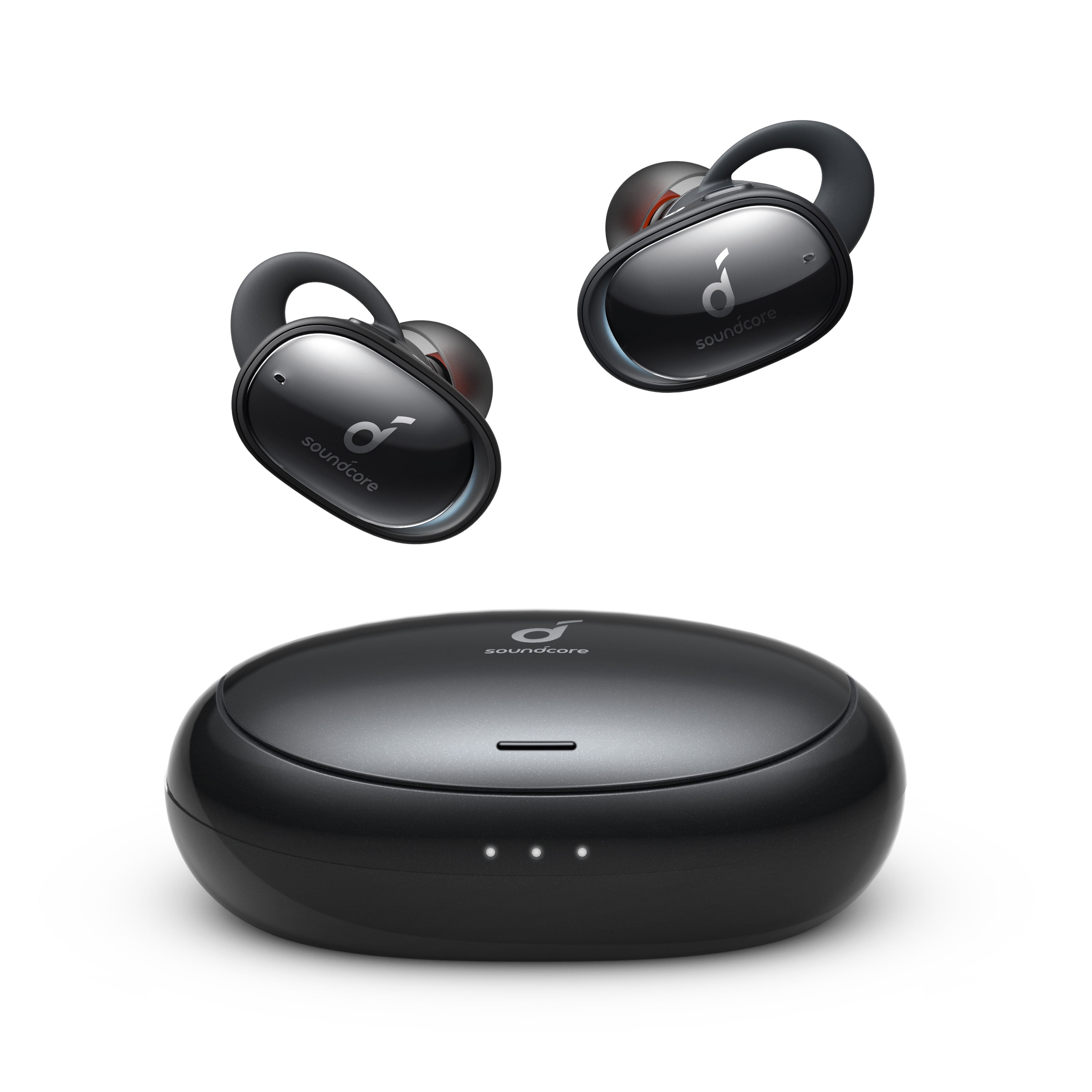 Soundcore by Anker- | TWS | 8/32-Hr Black | Resistant Headphones Earbuds Water 2 Playtime IPX5 Liberty