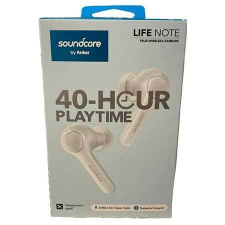 Soundcore - by Anker Life Note Earbuds True Wireless In-Ear Headphones - White