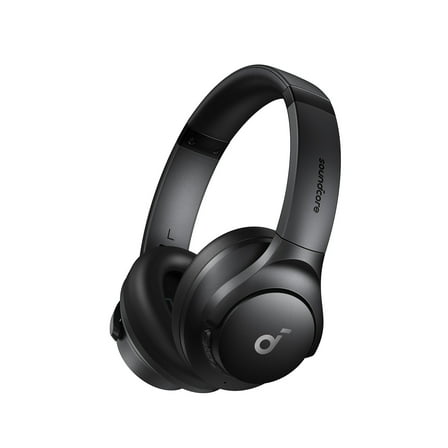 Anker Soundcore Q20i Over-Ear Headphones with Active Noise Cancelling, Deep Bass, and 40-Hour Playtime, Black, New