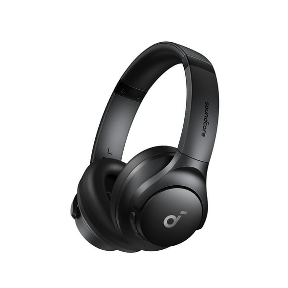 Anker Soundcore Q20i Over-Ear Headphones with Active Noise Cancelling, Deep Bass, and 40-Hour Playtime, Black, New