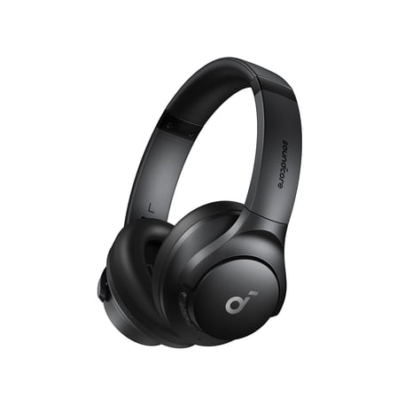 Soundcore Q20i Wireless Noise Cancelling Over-Ear Headphones, 40 Hours Long Battery, Hi-Res Audio & Deep Bass, Customizable Sound via App, Designed for Business and Travel-Black