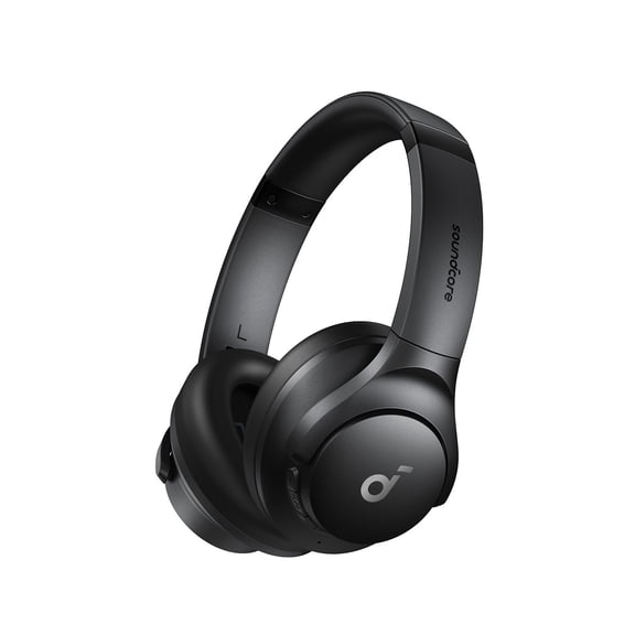 Soundcore Q20i Wireless Noise Cancelling Over-Ear Headphones, 40 Hours Long Battery, Hi-Res Audio & Deep Bass, Customizable Sound via App, Designed for Business and Travel-Black
