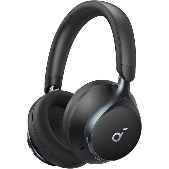 Soundcore by Anker, Space One, Active Noise Cancelling Headphones, 2X Stronger Voice Reduction, 40H ANC Playtime, App Control, LDAC Hi-Res Wireless Audio, Comfortable Fit, Clear Calls, Bluetooth 5.3