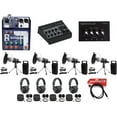 thumbnail image 1 of Soundcraft 4-Person Podcast Podcasting Recording Kit w/Mics+Stands+Headphones, 1 of 12