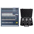 thumbnail image 1 of Soundcraft EPM8 8 Mono+2 Stereo Channel 2 Bus Recording/Live Mixer+3 Samson Mics, 1 of 11
