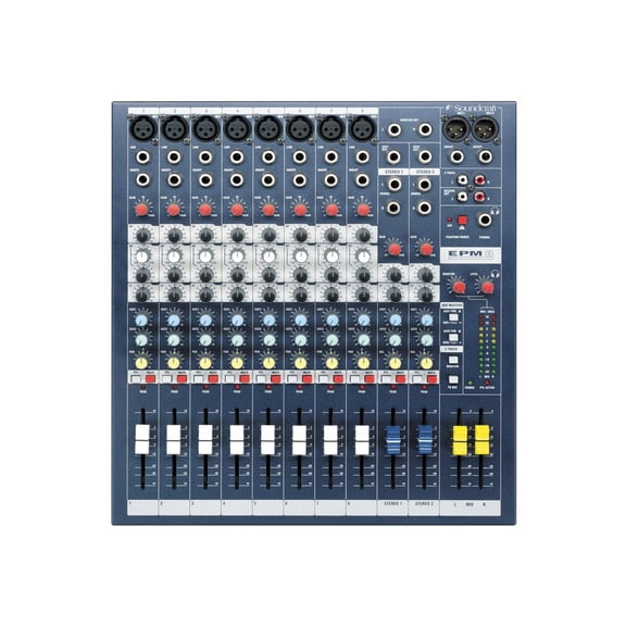 Soundcraft EPM8 8 Mono+2 Stereo Channel 2 Bus Recording/Live Mixer Console EPM 8
