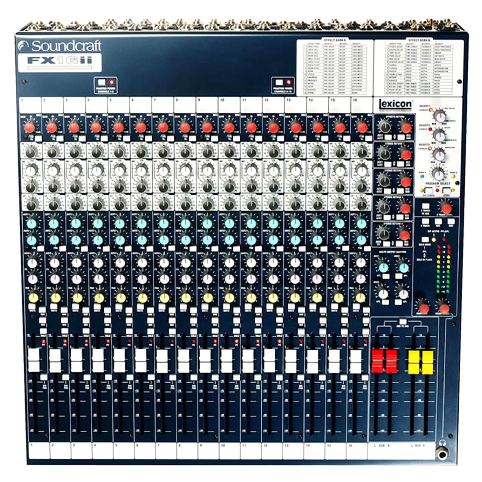 Soundcraft FX16ii - Analog mixer with Lexicon FX - 16-channel