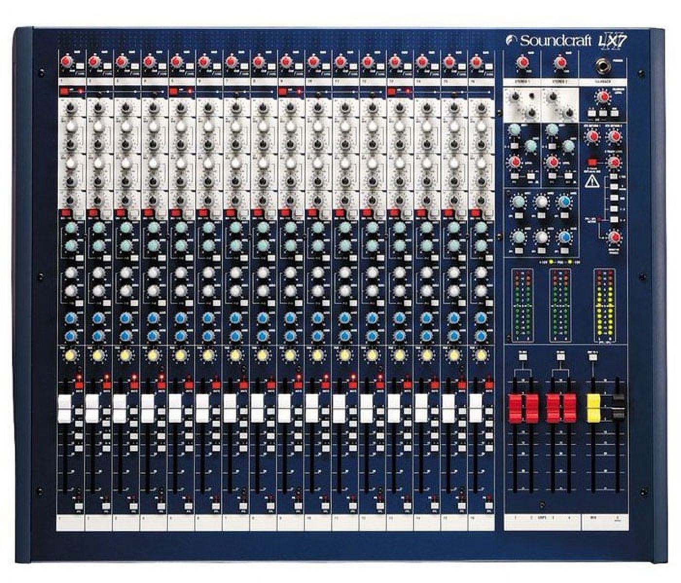 Soundcraft LX7II-16 16-Channel, 7-Bus Analog Mixer for Live/Pro