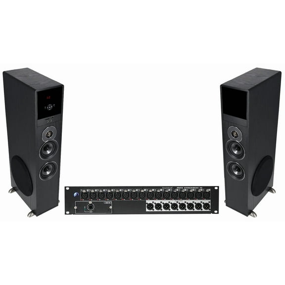 Soundcraft Mini Stagebox 16R 2U MSB16R 16x8 Analogue+Free Home Theater System