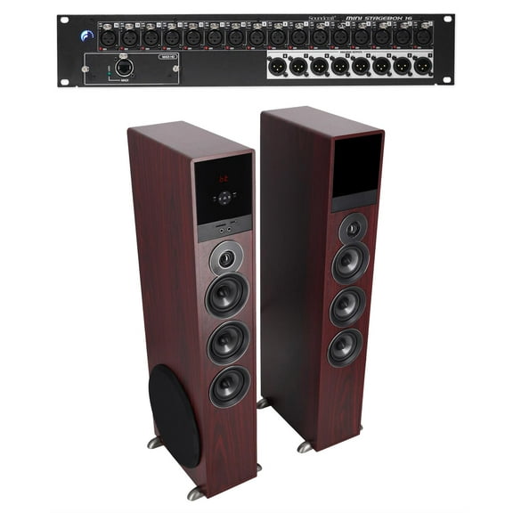 Soundcraft Mini Stagebox 16R 2U MSB16R 16x8 Analogue+Free Home Theater System