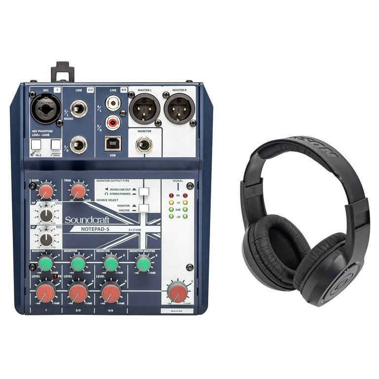 Soundcraft Notepad-5 Channel Live Sound Recording Podcast
