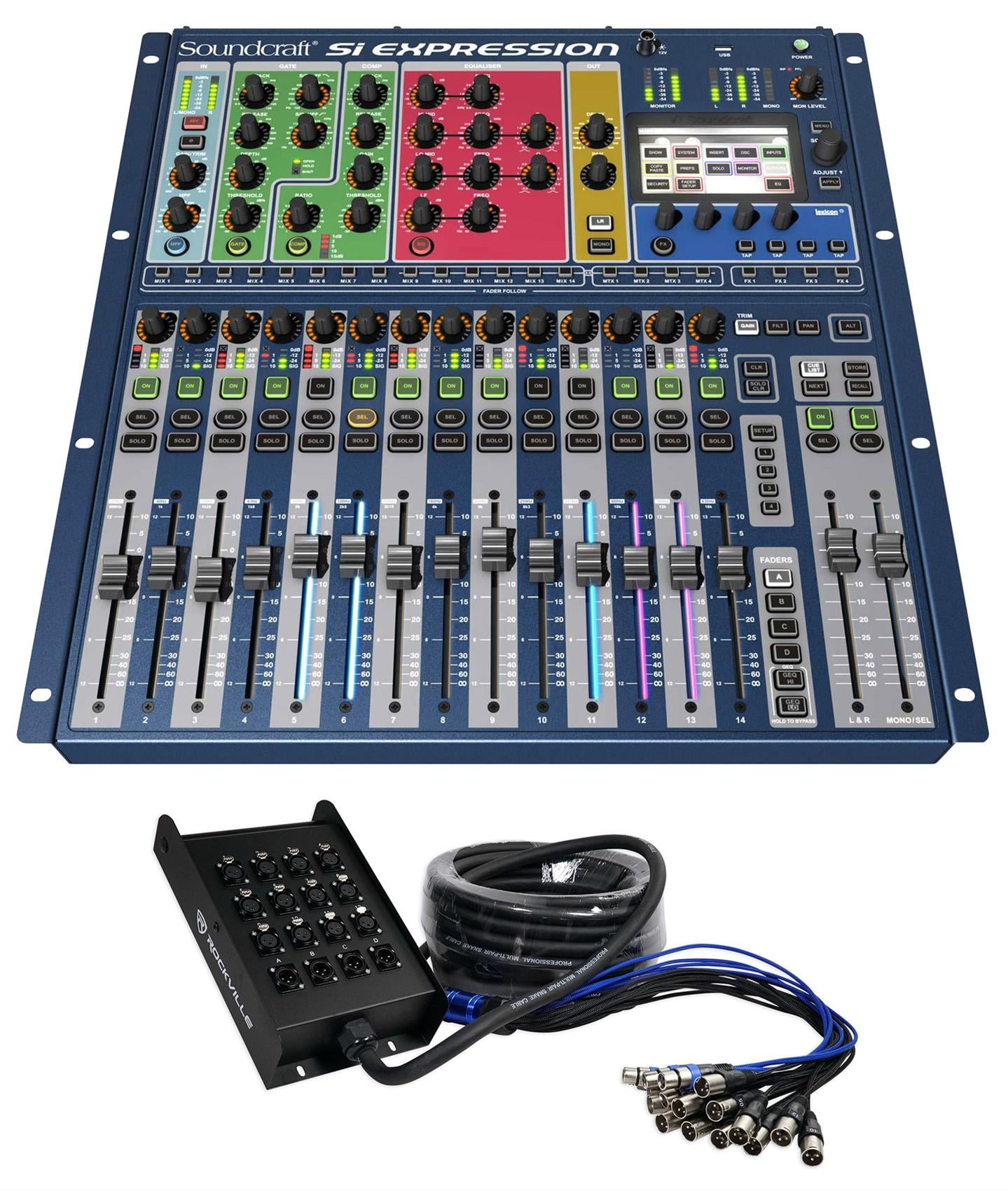 Soundcraft Si Expression 1 Digital Mixer DSP, 66-Mixing Inputs+16-Ch ...