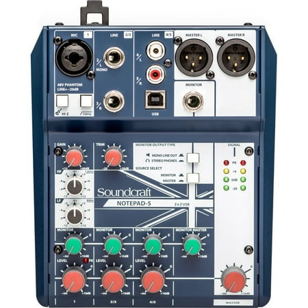 Soundcraft - Notepad-5 - Blue