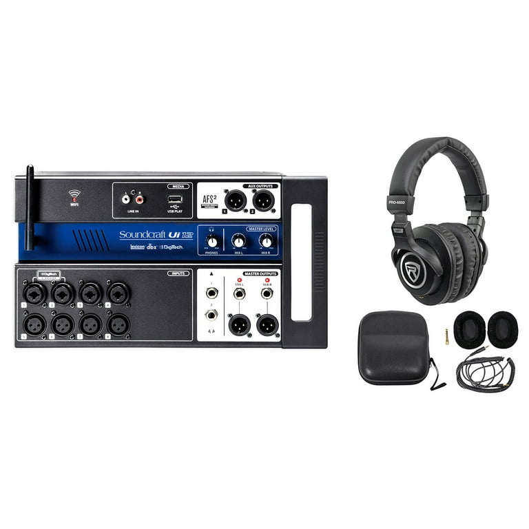 Soundcraft Ui12 12 Input Digital Mixer w/Wifi+App Control+