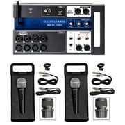 Soundcraft Ui12 12 Input Digital Mixer w/Wifi+App Control+Recording+Mics+Cables