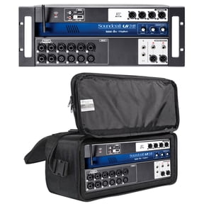 Soundcraft Ui16 16 Input Digital Mixer+Wifi+App Control+Recording+Rack Case Bag