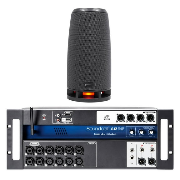 Soundcraft Ui16 16 Input Digital Wifi Mixer+App Control+Recording Ui 16+RockShip