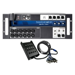 Soundcraft Ui16 Digital Mixer w/Wifi+App Control+Recording Ui 16+Snake Cable