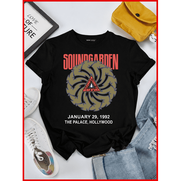 Soundgarden Jan 29 1992 KNAC Pure Rock 105.5 Concert Tour Unisex T-Shirt V60239, S-5XL
