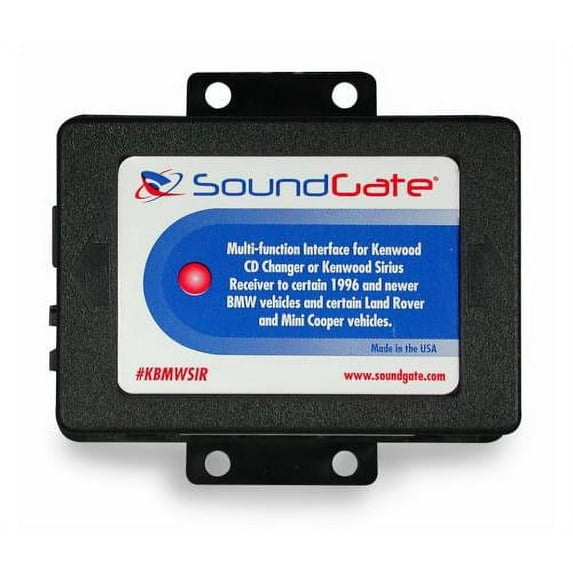 Soundgate KBMWSIRV2 Sirius Kenwood Changer For 96-04 BMW Lr Mini Couple Vehicles