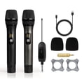 Soundgeek Wireless Microphone UHF Metal Dual Handheld Mic with