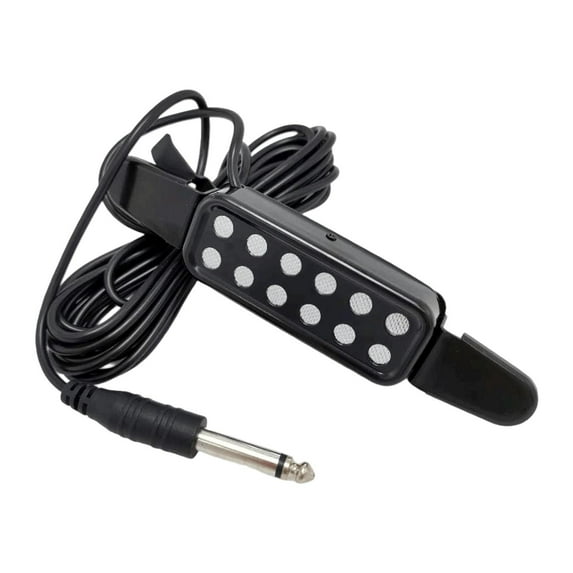 Soundhole Guitar Pickup Electric Transducer Durable Metal for Player Amplifying on Stage Acoustic Guitar
