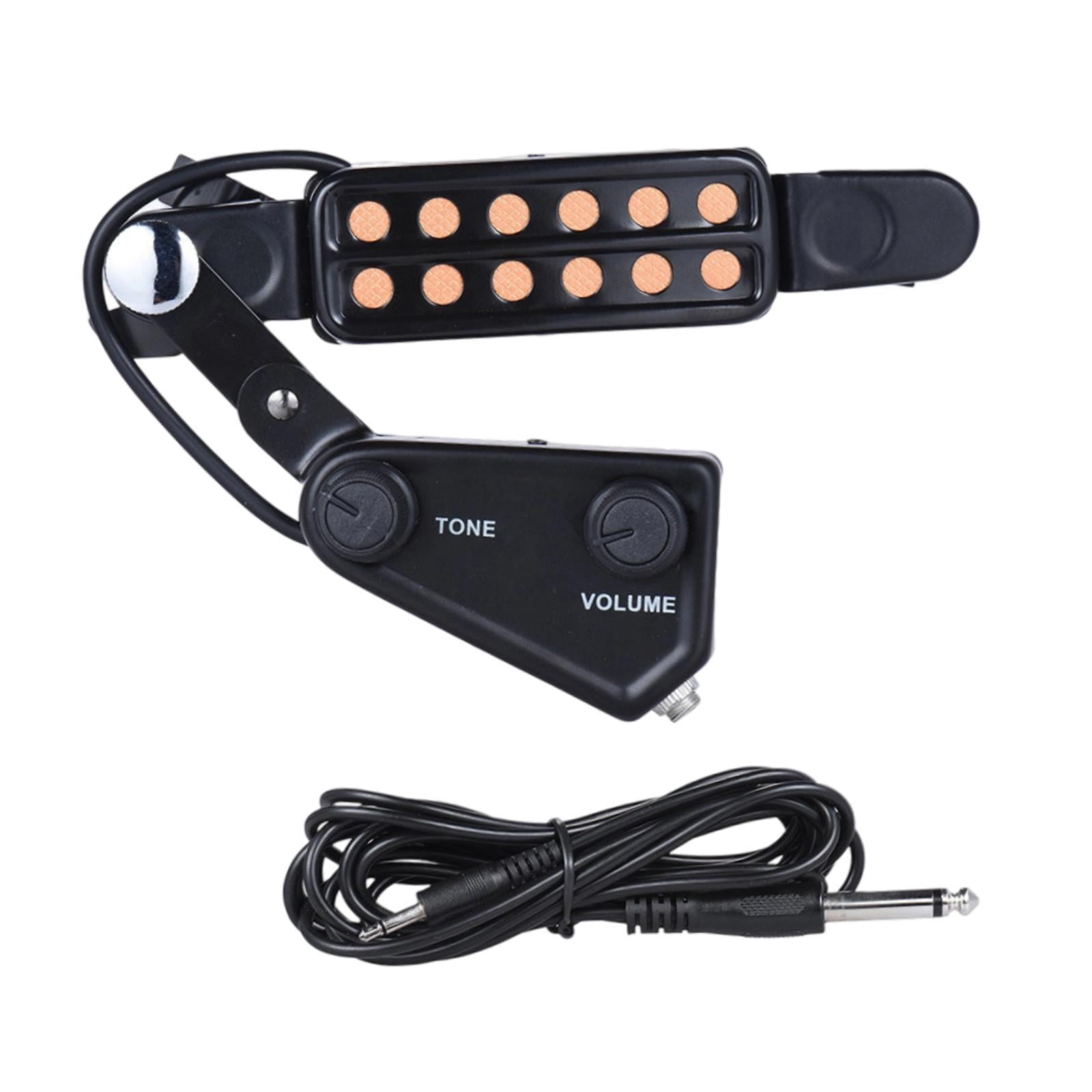 Soundhole Pickup Acoustic Electric Transducer Sturdy Metal Material for Guitarists Amplifying Use Concert Stage