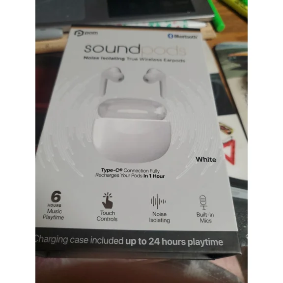 Soundpods Noise Isolating True Wireless Bluetooth