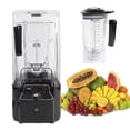 thumbnail image 1 of Soundproof Blender,110V 2000W 2L Commercial Fruit Juice Smoothie Maker With Shield, 1 of 15
