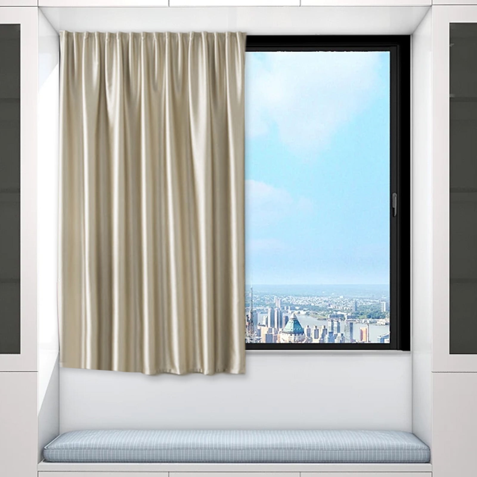 Soundproof Curtains Noise Cancelling Curtains for Office,2 Layer Thick  Linen Heavy Blackout Acoustic Sound Absorbing Blocking Noise Reducing  Curtains for Bedroom Window Studio - Walmart.com, image size:1600x1600
