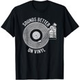 thumbnail image 1 of Sounds Better on Vinyl T-shirt - Record album lover gift T-Shirt, 1 of 4