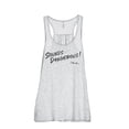 thumbnail image 1 of Sounds Dangerous I'm In Women's Fashion Sleeveless Flowy Racerback Workout Yoga Tank Top Sport Grey Large, 1 of 3