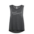 thumbnail image 1 of Sounds Dangerous I'm In Women's Fashion Sleeveless Muscle Workout Yoga Tank Top Charcoal Grey X-Large, 1 of 3