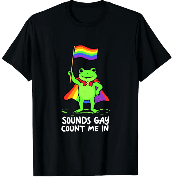 Sounds Gay Count Me In Cape Frog Pride LGBTQ Unisex T-Shirt