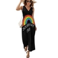 thumbnail image 1 of Sounds Gay I'm In LGBT Pride T Shirt Sleeveless Dress prom clothes elegant guest wedding dress, 1 of 7