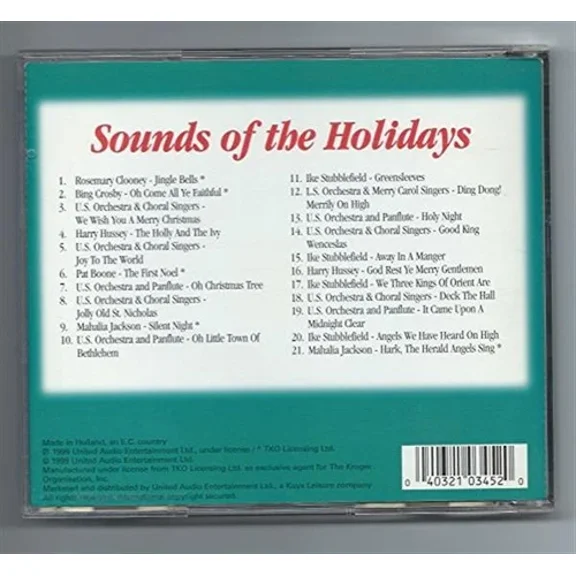 Sounds of the Holidays Holiday Instrumental Music CD - Sold by gmusic