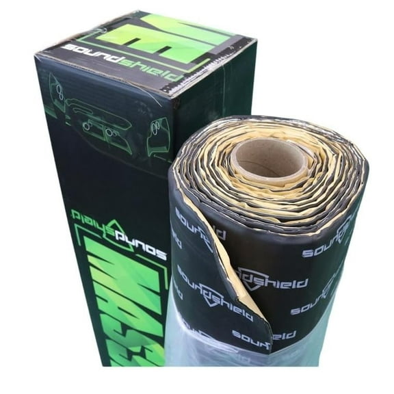Soundshield SSD-MASSIVE 48.75 Square Feet Of Sound Deadening Material Made Of 3 Mm Closed Cell Acoustic Foam, Aluminum Foil Core, 1.5 Mm Butyl Rubber